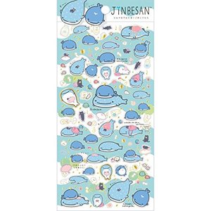 San X Clear Seal Sticker Jinbesan Stationery Heaven